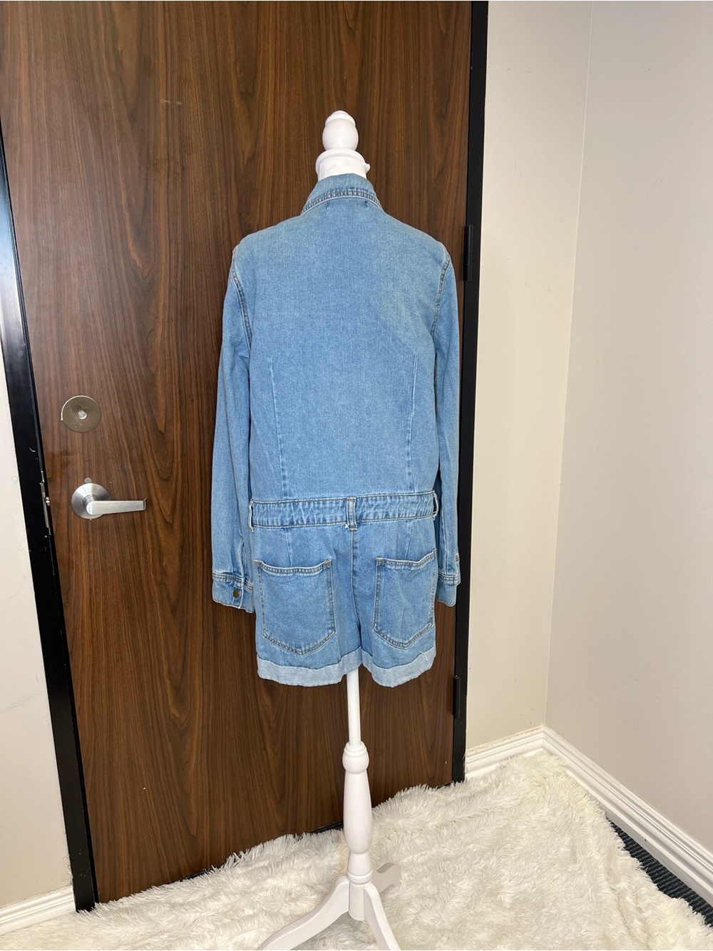 Forever 21 Light Blue Denim Romper Jacket - Picture 11 of 11